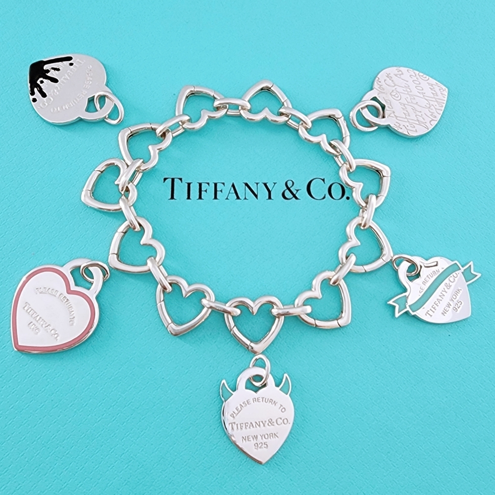 Tiffany & Co. Blue Horn Devil Heart Charm - Picture 4 of 5
